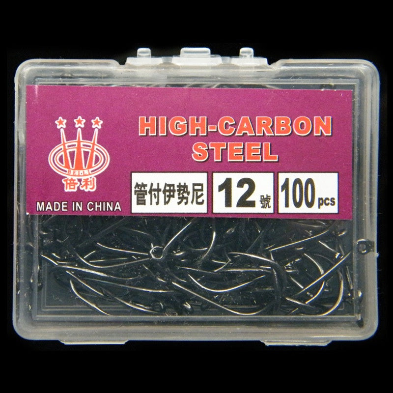 50-100Pcs Kail Pancing Tajam Bahan Carbon Steel Kuat Untuk Air Tawar / Laut KUP154