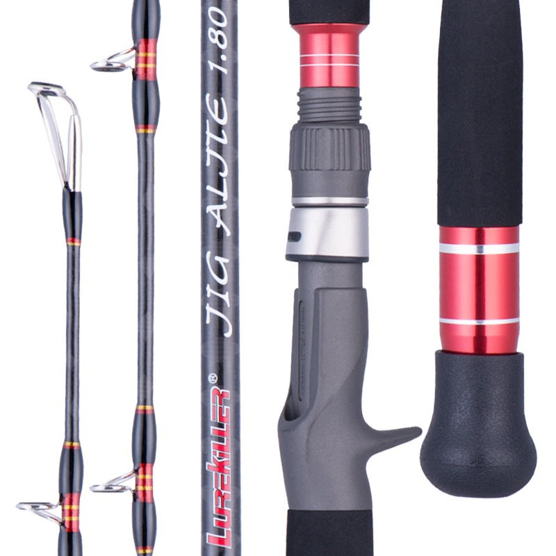Lurekiller Joran Jigging full Fuji 1.8m PE 4-8 Jig 150-350g Spinning Casting lurekiller Jig Aljte Max Power 25kg JP022