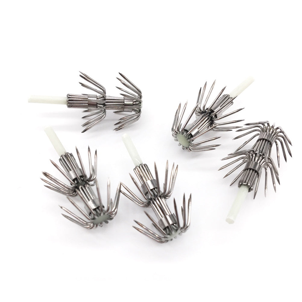 1PCS Kail Umpan Pancing Cumi Stainlees Steel Anti Karat Type UMBRELLA/Payung-Hook Egi-Kail Cumi KUP170