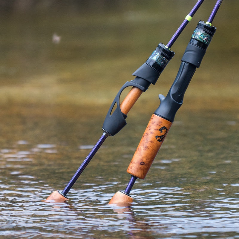 Joran Ultralight Lemoren BLACK PANTHER 1-4lb Joran Pancing Spinning & Casting lure 1-5g [Tidak Termasuk Reel] JP012