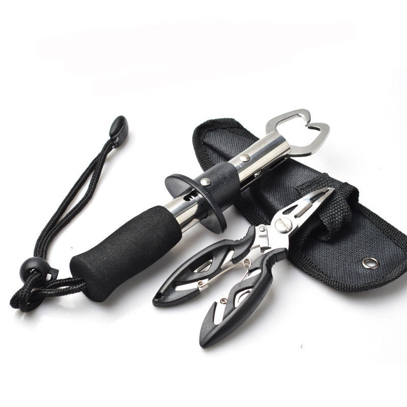 1set Tang Grip dan Lipgrip MURAH Tang pemotong benang dan Lipgrip untuk menjepit bibir ikan TP165