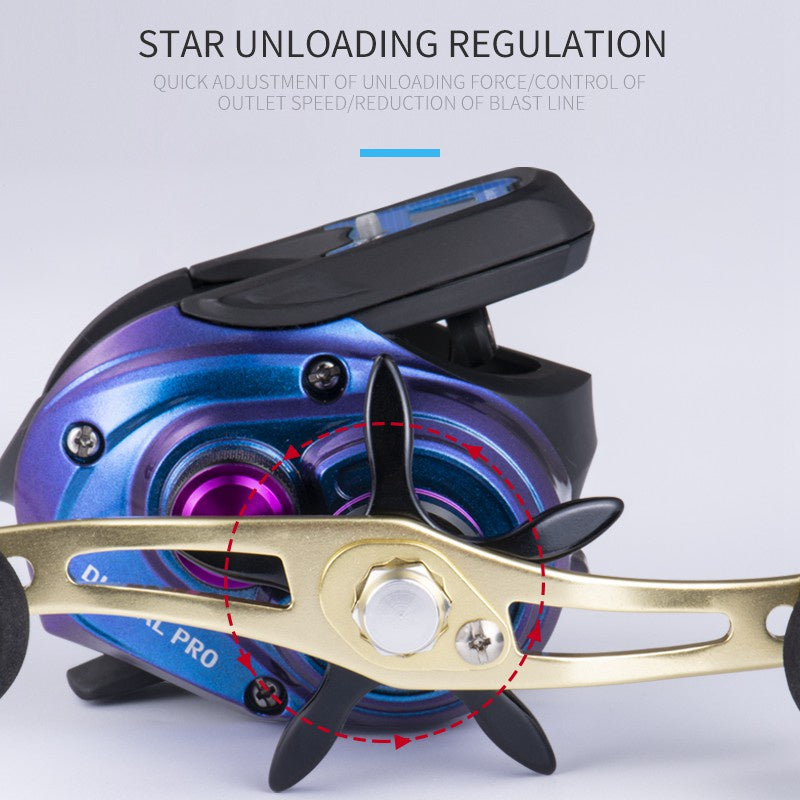 Lurekiller Reel Pancing Digital Pro Casting Max Drag 9KG Rasio 6.3:1 Rocker Ganda 5+1 BB RP013