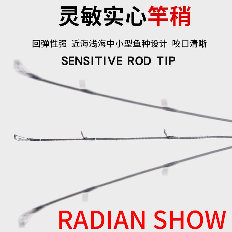 Joran Pancing Light Jigging Lurekiller Black RIder 1.68M Ring Guide Fuji PE 0.6-1.5 Jig 20-100g JP029