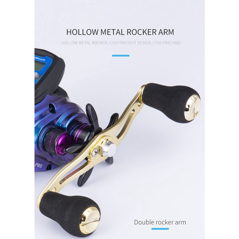 Lurekiller Reel Pancing Digital Pro Casting Max Drag 9KG Rasio 6.3:1 Rocker Ganda 5+1 BB RP013