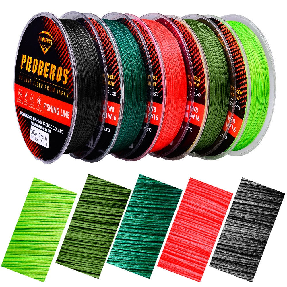 PROBEROS BENANG PE X8 PE 3-13 / 40LB-120LB 100M PE KUAT ANTI KUSUT SP006