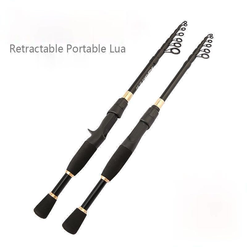 Joran Pancing telescopic / joran antena 1.8M/2.1M/2.4M bahan Carbon Fiber Fishing Rod JP037