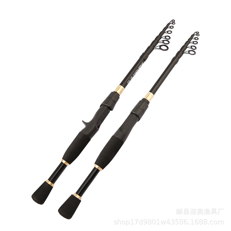 Joran Pancing telescopic / joran antena 1.8M/2.1M/2.4M bahan Carbon Fiber Fishing Rod JP037