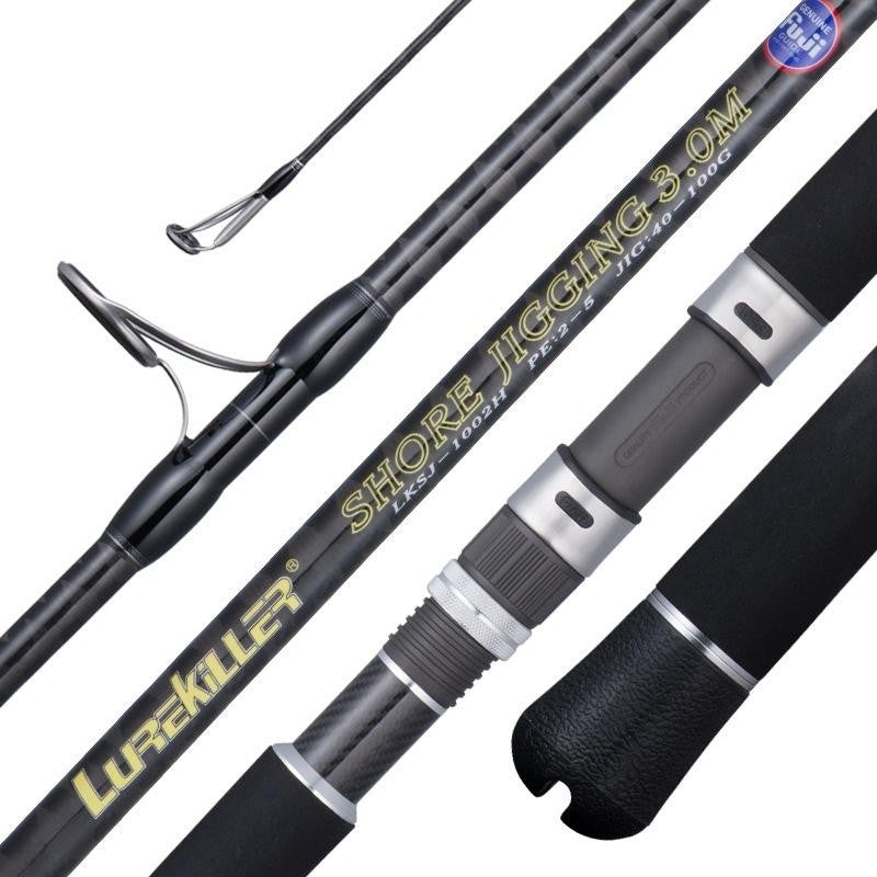 LUREKILLER joran SHORE JIGGING 3M blank carbon Hi-power X kuat PE 2-5 jigweight 40-100G 3.0m JP041